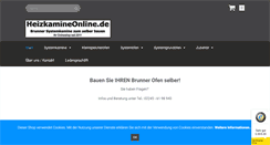 Desktop Screenshot of heizkamineonline.de