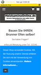 Mobile Screenshot of heizkamineonline.de